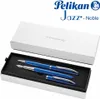 A blue fountain pen and ballpoint pen set in a white gift box. Anteprima dell’immagine prodotto