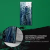 Wanduhr Bürouhr Leinwand Bild Geräuschlos 30x60 Aquarell Produktbild-Vorschau 5