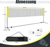 COSTWAY Filet de badminton d'extérieur 4 m, filet de Voir les images du produit 3