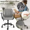Bürostuhl,Kunstleder, Drehstuhl mit 90°–120° Produktbild-Vorschau 4