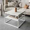 A modern living room scene with a couch and a coffee table. Náhled obrázku produktu