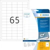 Etiketten A4 weiß 38,1x21,2 mm Movables/ablösbar Papier Produktbild-Vorschau 1
