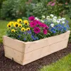 Schräger Pflanzkübel – Moderner Blumenkasten, platzsparend Produktbild-Vorschau 3