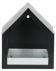 ESSCHERT Wandfutterhaus 19,4x12,3x23,2cm anthrazit/weiß Podgląd zdjęcia produktu 3