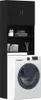 vidaXL Armadio per lavatrice look rovere nero 64x24x190 cm Anteprima dell’immagine prodotto 4