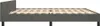 vidaXL Rám postele bez matrace tmavě šedý 200x200 cm Náhled obrázku produktu 5