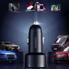 Joyroom Nabjeka do auta 2x Usb C 70W s LED displejem ern Náhled obrázku produktu 21