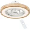 HOMCOM Deckenventilator mit Lampe und Fernbedienung, 6 Produktbild-Vorschau 1