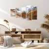 Bild auf Leinwand - Leinwandbild - 5 Teile - Berge Wolken Produktbild-Vorschau 7