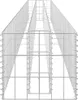A wireframe rendering of a gabion raised garden bed. Náhľad obrázku produktu