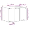 Katzenklo Sonoma Eiche 60x40x40 cm Holzwerkstoff Produktbild-Vorschau 11