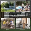 Outsunny Beistelltisch klappbar, Klapptisch Outdoor, Produktbild-Vorschau 6