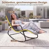 COSTWAY Schaukelliege, Sonnenliege, Liegestuhl, Produktbild-Vorschau 4