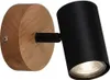 Wandspot retro Spot dreh- & schwenkbar 1x GU10 35W Schwarz Produktbild-Vorschau 1