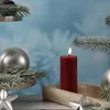 LED Stumpenkerze MIA - Echtwachs - realistische 3D Flamme - Produktbild-Vorschau 8