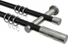 Interdeco Gardinenstange / Vorhangstange Schwarz / Produktbild-Vorschau 1