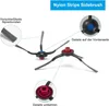 Close-up view of robotic vacuum cleaner side brushes with callouts and text labels. Produktbild-Vorschau
