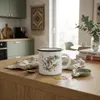 EMALIA RYBNIK Eukalyptus Emaille Becher 500 ml – Tasse mit Produktbild-Vorschau 2