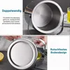 1.3L Eiswürfelbehälter, Edelstahl Eiskübel mit Luftdichtem Produktbild-Vorschau 6