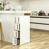 SONGMICS Regál do výklenku s kolečky, úzký vozík se 4 Náhled obrázku produktu 5