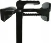 A close-up view of a black metal easel. Podgląd zdjęcia produktu