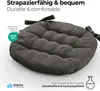 etérea Sitzkissen rund -  Stuhlkissen Indoor & Outdoor 2er Produktbild-Vorschau 2
