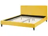 BELIANI Polsterbett Gelb Samtstoff 160 x 200 cm mit Produktbild-Vorschau 4