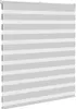 vidaXL Doppelrollo Hellgrau 120x100 cm Stoffbreite 115,9 cm Produktbild-Vorschau 2