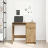 vidaXL Schreibtisch Artisan-Eiche 86x49x76 cm Holzwerkstoff Produktbild-Vorschau 3