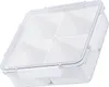 4 oddíly Snack Box Transparentní multifunkční těsně těsnící Náhled obrázku produktu 2
