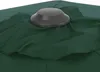 A close-up view of the top of a dark green umbrella, showing the vent and fabric. Náhled obrázku produktu