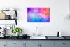 MuchoWow® Poster Wasserfarben - Orange - Rosa - Blau 60x40 Produktbild-Vorschau 3