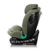 A side view of a green and black car seat against a white background. Produktbild-Vorschau