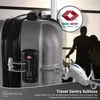 Devillo® Kofferset 4tlg. S-M-L-XL, Silber - Trolley Koffer Náhľad obrázku produktu 2