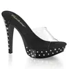 COCKTAIL-501SDT Damen Slipper von Fabulicious, Transparent Produktbild-Vorschau 1
