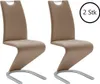 Esszimmerstuhl >Pupik I< (2er Set) in Cappuccino aus Produktbild-Vorschau 1