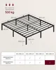 VASAGLE Doppelbettgestell, Bett, 180 x 200 cm, Metallbett, Produktbild-Vorschau 6