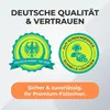 Marketing image with text and badges promoting quality and customer service. Voir les images du produit