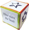 Blanko-Würfel mit Einstecktaschen 20 cm Produktbild-Vorschau 1