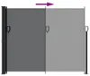 vidaXL Bočná výsuvná markíza čierna 160x500 cm Náhľad obrázku produktu 5