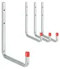 Set di 4 ganci da parete Relaxdays, fino a 40 kg, acciaio, Anteprima dell’immagine prodotto 1