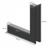 Griglia di ventilazione angolare 50X50X10 ventilazione Anteprima dell’immagine prodotto 6