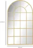 Lustro ścienne HOMCOM 110 x 65 cm Lustro z metalową ramą Podgląd zdjęcia produktu 3
