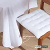 HOMESCAPES Nappe blanche 137 x 137 cm, 100 % coton Voir les images du produit 6