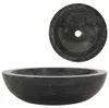 vidaXL Waschbecken 40x12 cm Marmor Schwarz Produktbild-Vorschau 8