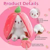 Hasen Verstecken, Plüschtier, 25CM Gefülltes Kaninchen mit Produktbild-Vorschau 7