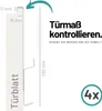 D&D Living Türhaken zum Einhängen bis 16 mm, 4x Doppel Produktbild-Vorschau 2
