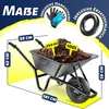 Brouette MASKO® pour le chantier, équipée de pneus, d'une Voir les images du produit 2
