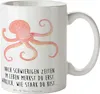 Mr. & Mrs. Panda Kaffeetasse Tintenfisch - Weiß - Geschenk, Produktbild-Vorschau 1