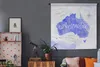 MuchoWow® Wandteppich Wandbehang Weltkarte - Australien - Produktbild-Vorschau 6